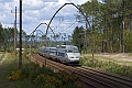 Juste avant la zone d'ombre, voila une UM de TGV A pour Dax le 02.05.2009